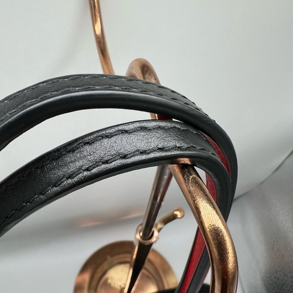 CHRISTIAN LOUBOUTIN Cabata GM Leather Tote Bag Black with Pouch and dustbag ❤️ - Picture 6 of 11